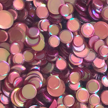 Crystal Metallic Confetti Regal Rose