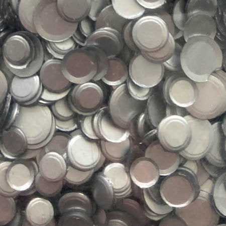 Satin Matte Confetti Silver 100 Grams