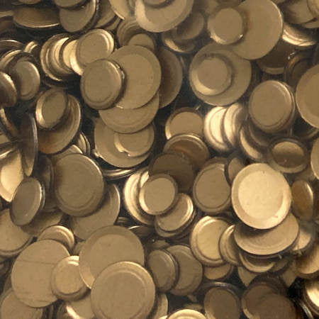 Satin Matte Confetti Gold