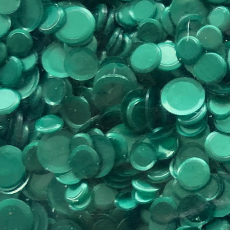 Satin Matte Confetti Emerald Green 100 Grams