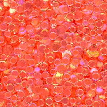 Iridescent Confetti Orange 100 grams