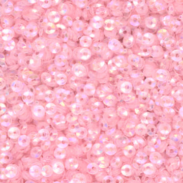 3mm Fully Cupped Iridescent Medium Pink 50 Grams