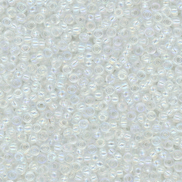 11/0 Bead Clear Iridescent 24-gram tube
