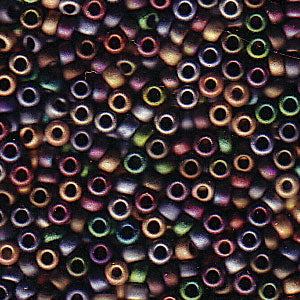 11/0 Miyuki Matte Heavy Metals Mix 24-gram tube