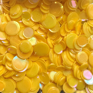 Opaque Iridescent Confetti Sunflower 100 Grams
