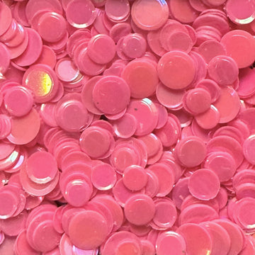 Opaque Iridescent Confetti Dark Pink 100 Grams