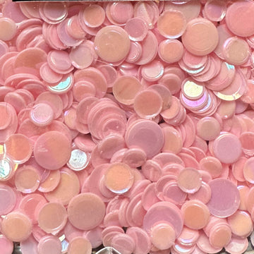 Opaque Iridescent Confetti Baby Pink 100 Grams