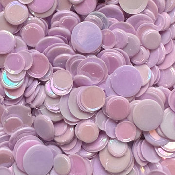 Opaque Iridescent Confetti Light Purple