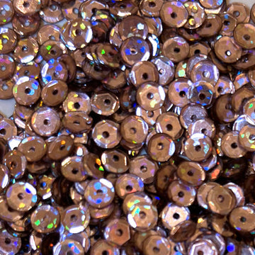 5mm Slightly Cupped Hologram Milk Chocolate