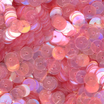 6mm Flat Iridescent Cameo Pink 50 Grams