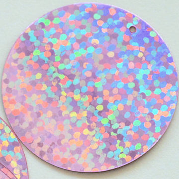 CLOSEOUT 30mm Paillette Hologram Light Pink