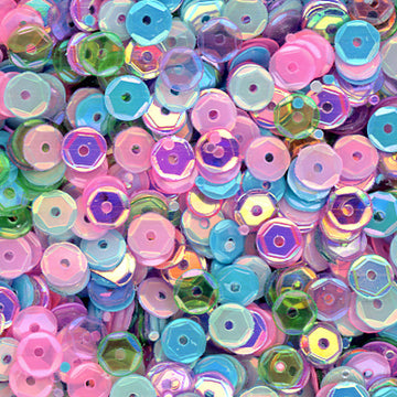 5mm Slightly Cupped Easter Egg Sequin Blend