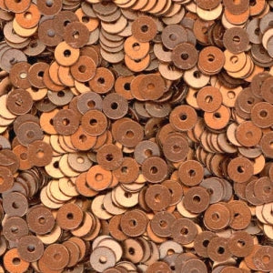4mm Flat Satin Copper 50 Grams