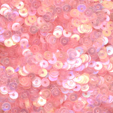 4mm Flat Iridescent Medium Pink 50 Grams