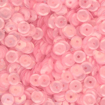 5mm Slightly Cupped Satin Light Pink 50 Grams