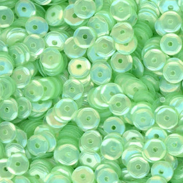 5mm Slightly Cupped Satin Light Willow Green 50 Grams
