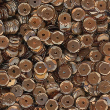5mm Slightly Cupped Satin Mocha 50 Grams