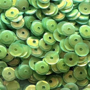 6mm Slightly Cupped Opalescent Sprout 50 Grams