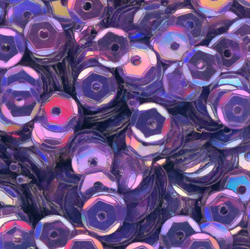 5mm Slightly Cupped Iridescent Dark Orchid 50 Grams
