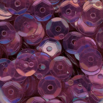 5mm Slightly Cupped Iridescent Dark Fuchsia 50 Grams