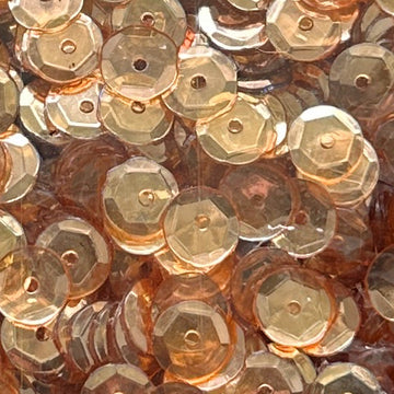 8mm Slightly Cupped Caramel Ice 50 Grams