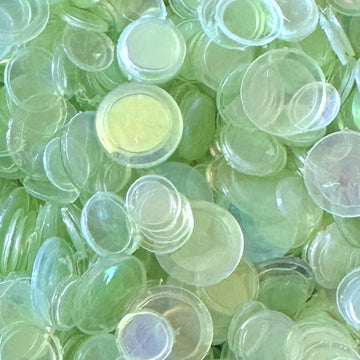 Iridescent Confetti Pale Leaf Green 100 grams