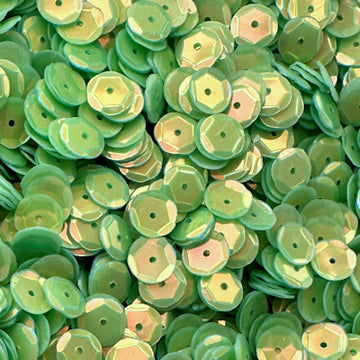 10mm Slightly Cupped Opalescent Sprout 50 grams