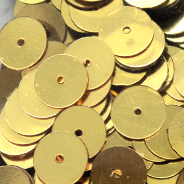 8mm Flat Metallic Gold 100 grams
