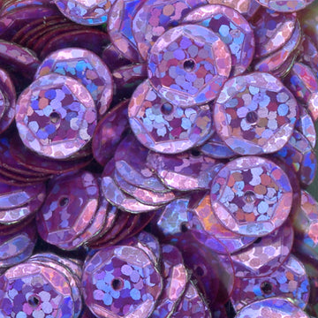 8mm Slightly Cupped Hologram Heather