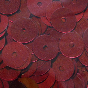 8mm Flat Metallic Dark Red