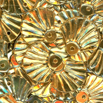 12mm Metallic Shell Gold 50 Grams