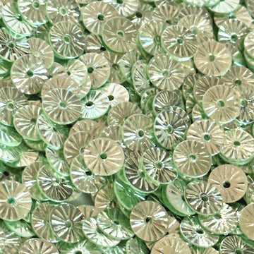 6mm Flat Embossed Luminous Celadon 50 grams
