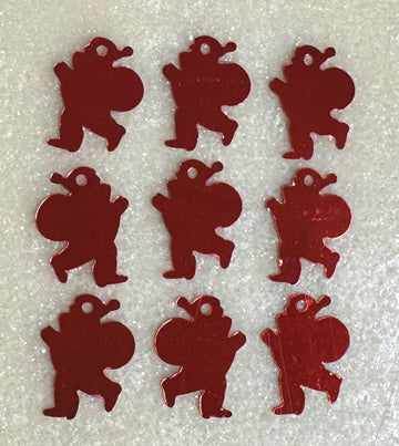 Santas Metallic Red
