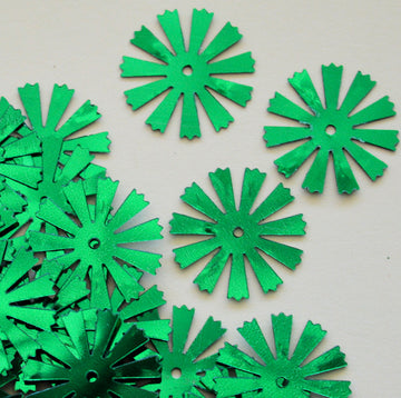 17mm Spokes Metallic Green 1450 count