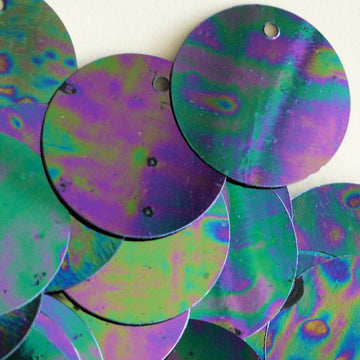 20mm Paillette Iridescent Black