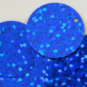 20mm Hologram Paillette Cobalt Blue