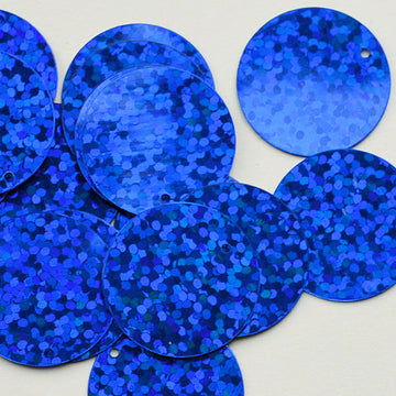 20mm Hologram Paillette Royal Blue