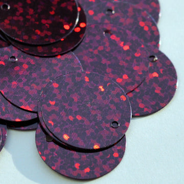 20mm Hologram Paillette Mulberry