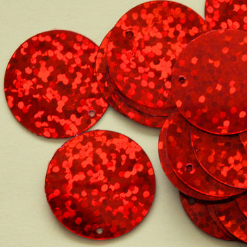 20mm Hologram Paillette Red 1000 count