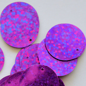 20mm Hologram Paillette Orchid 1000 count