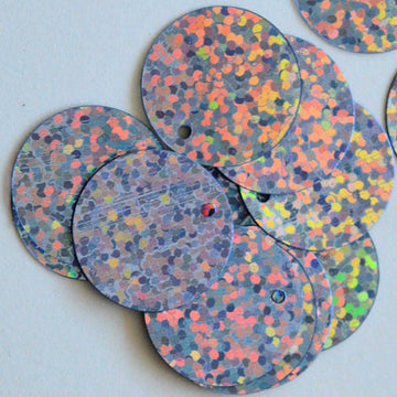 20mm Hologram Paillette Gray 1000 count