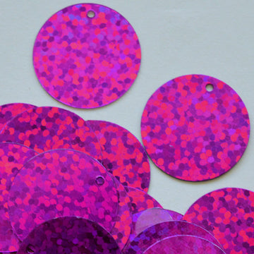 20mm Hologram Paillette Rose Pink 1000 count