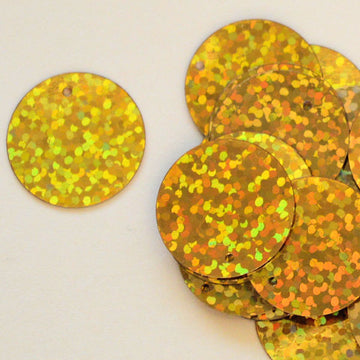 20mm Hologram Paillette Vintage Gold 1000 count