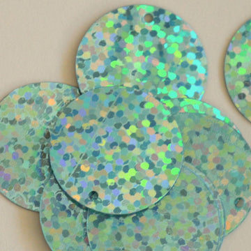 20mm Hologram Paillette Sea Green 1000 count