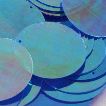 30mm Paillette Crystal Iris Blue Lagoon 500 Count