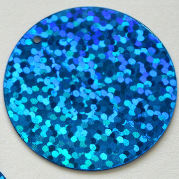 30mm Paillette Hologram Royal Blue
