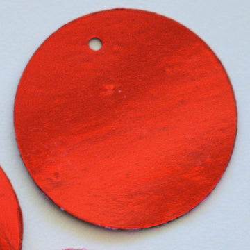30mm Paillette Metallic Red