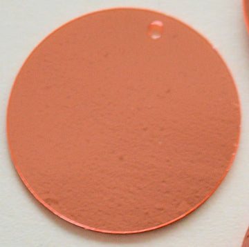 30mm Paillette Metallic Peach 500 Count