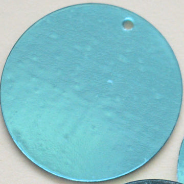 30mm Paillette Metallic Aqua 500 Count