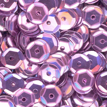 6mm Slightly Cupped Metallic Light Pink 100 grams